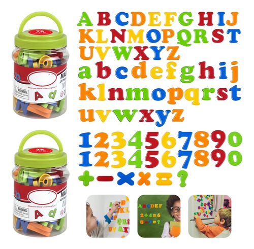 Juego De 2 Pegatinas De Alfabeto Multifuncionales Montessori