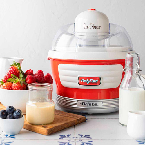Sorveteira Ariete Party Time 1,5l Retrô Vermelho 12w 127v