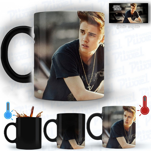 Taza Magica Justin Bieber Musica Beliebers Modelo 3