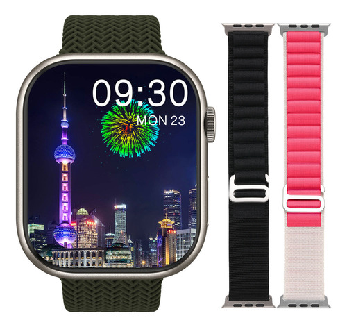 Reloj Inteligente Hk9 Pro Pantalla Amoled Series + 2 Correa