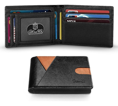 ~? Zitahli Wallet Para Hombres,cartera Para Hombres,slim Lea