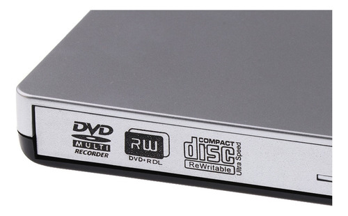 . Disco Dvd Externo Vcd Cd Unidad Usb2.0 Grabadora