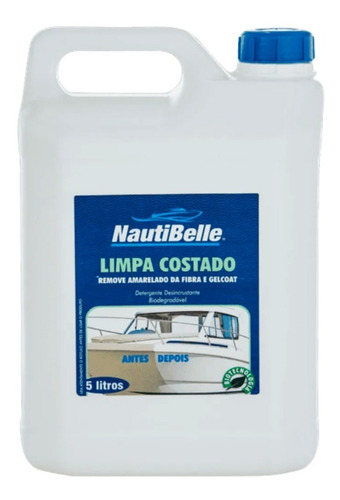 Limpa Costado Premium 5l Remoção De Oxidação Nautibelle