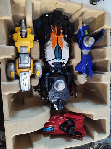 Lupinkaiser Dx Mecha Sentai Mega Zord Bandai 2018 Original (Usado)