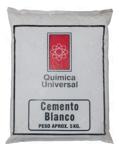 Quimica Univ Cemento Blanco Bolsa De 5 Kg