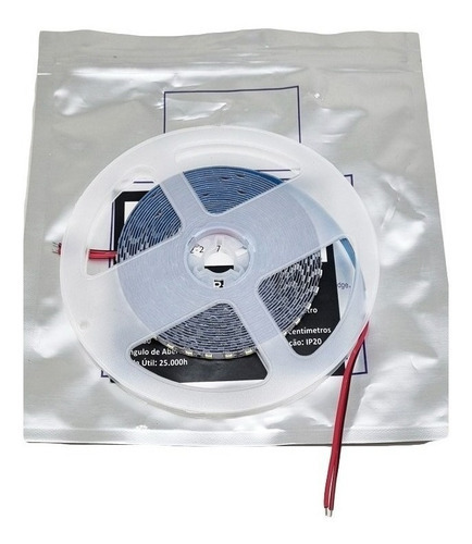 Kit 2 Fita Led 240leds Alta Potência Rolo 5m Cada 4000k Perfil De Led Iluminação
