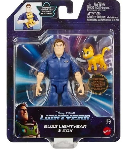Disney Pixar Lightyear Buzz Traje Original Y Sox Mattel
