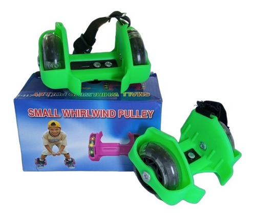 Imagen 8 de 10 de Patines Ajustables 2 Ruedas Con Luces Led Multicolor