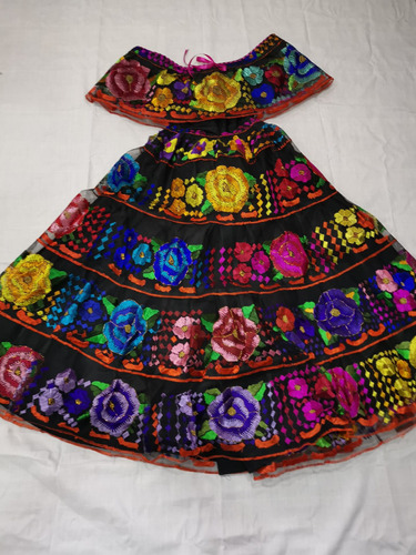 Vestido De Chiapaneca Juvenil