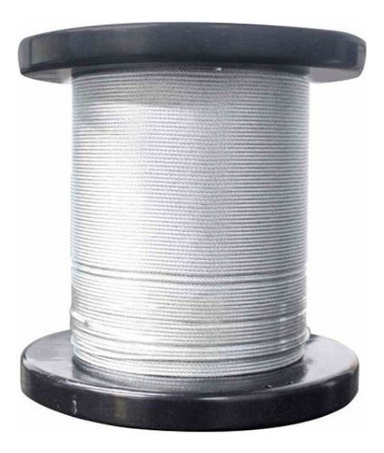 Cable De Acero Galvanizado 7x7 1/16 Rollo 100m