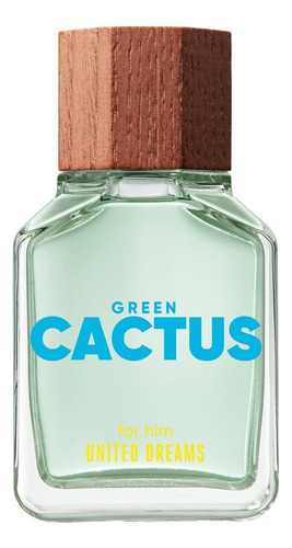 United Dreams Green Cactus Benetton Edt 100 Ml Para Hombre