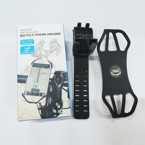 Imagen 2 de 4 de Soporte De Celular Rotacion 360° Para Bicicleta Desmontable