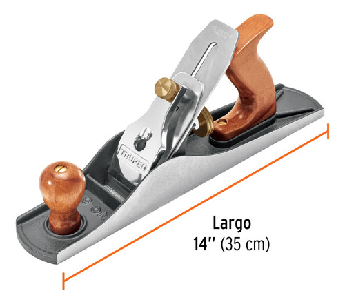 Cepillo Para Carpintero #5 Base Lisa, Truper 12012