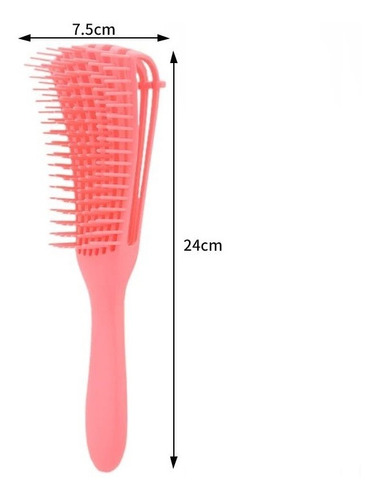 Imagen 2 de 4 de Cepillo Flexible Desenredante, Cabello Ondulado, Rizado