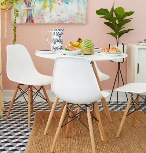 comprar Comedor Modelo Eames, Conjunto Mesa Y Sillas 