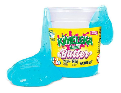 Kimeleka Slime Butter Com 12 Unidades Acrilex