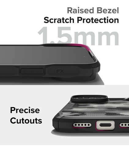 Carcasa Ringke Camo Para Apple iPhone 15 / Pro / Max