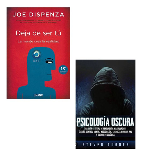 Deja De Ser Tú + Psicología Oscura - Nuevos