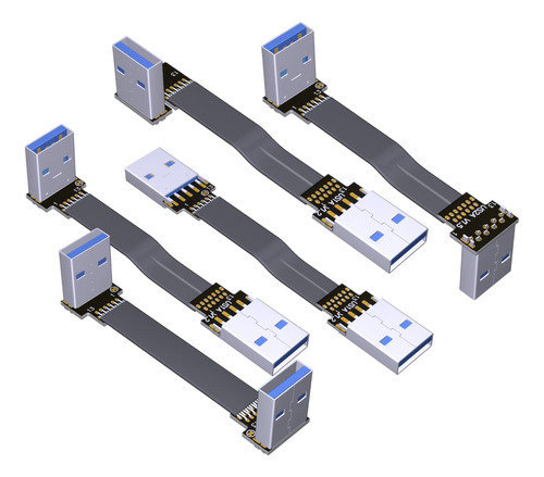 Adt- Usb 3.0 Cable Tipo Macho Extension Super Velocidad 90