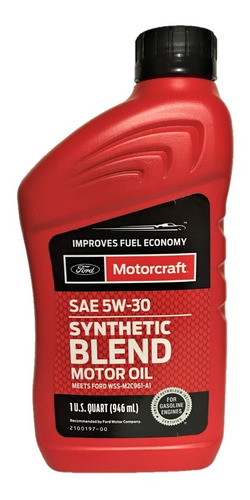 Aceite Genuino Ford Motorcraft® Sae 5w30 Synthetic Blend