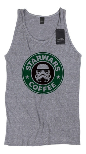 Musculosa Hombre Star Wars Dibujo Art Logo Imagen - Pssw6