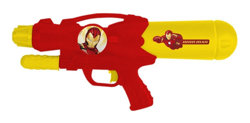 Pistola De Agua Iron Man Mediano Verano Pileta - Del Tomate