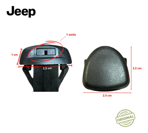2 Brucutu Esguicho Para-brisa Dianteiro Jeep Renegade 15/25