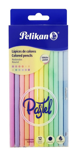 Lápices De Colores Pastel Pelikan X12 Uds 