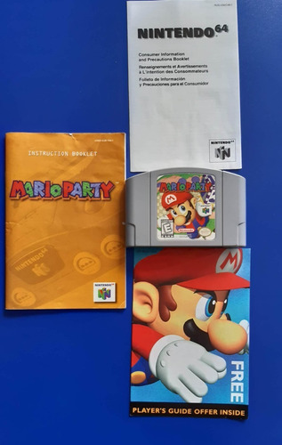 Juego Cassette Mario Party Nintendo 64 Con Manual