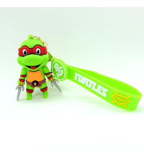 Tortugas Ninja Tmnt Raphael Rafa Llavero 6cm Bootl 6 Madtoyz