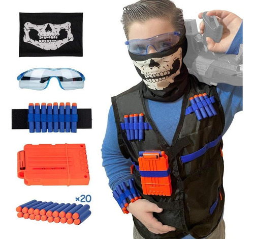 Kit De Chaleco Táctico Para Niños Para Nerf Guns N-strike