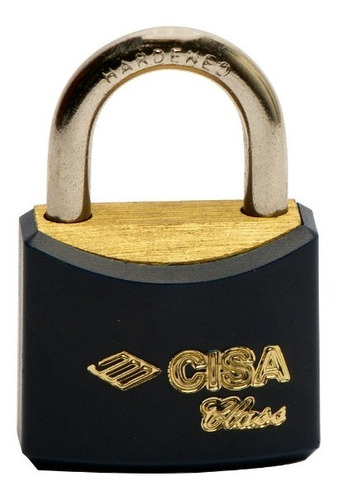 Imagen 1 de 10 de Candado De Arco 30mm Cubierta Abs Con 2 Llaves Cisa Class