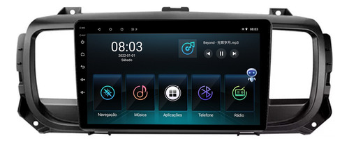 Multimidia Scudo 9p Qled Android Carplay 2gb 32gb