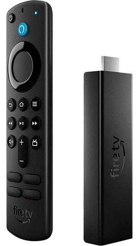 Amazon Tv Stick Fire TV Stick 4K Max K2R2TE 1.ª generación de voz 4K 8GB negro con 2GB de memoria RAM