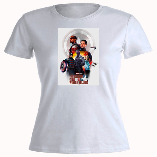 Remera Mujer Falcon Winter Soldier Marvel Soldado Invierno