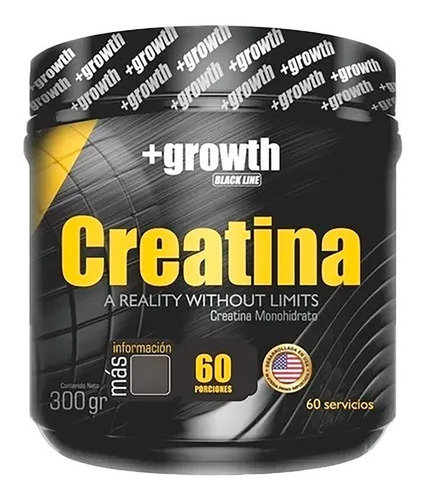 Creatina Monohidratada Micronizada Pura 300 Gr +growth 