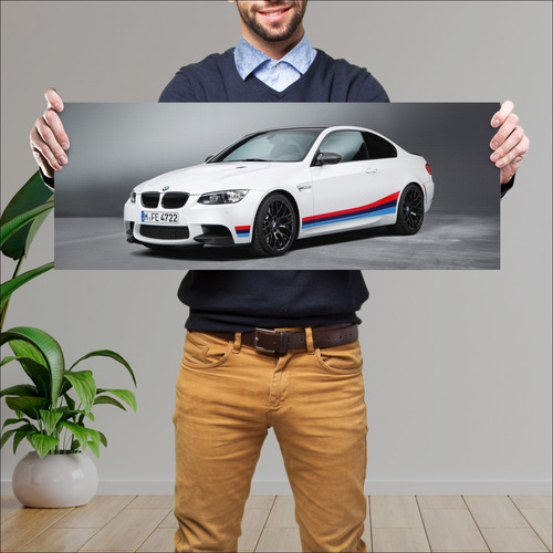 Cuadro 30x80cm Auto 2011 Bmw M3 Coupe With M Per 875