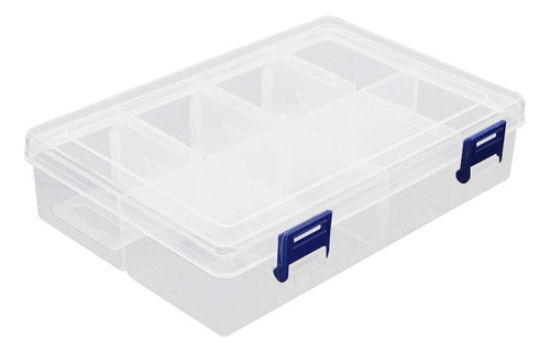 8 Rejillas Transparente Blanco Pp Componente Caja De Almacen