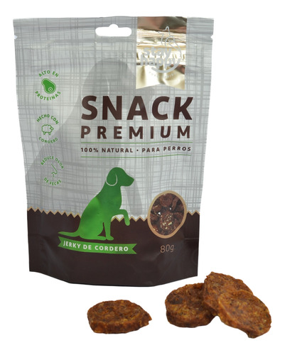 Snack Stay Happy Jerky Cordero 80gr Para Perros