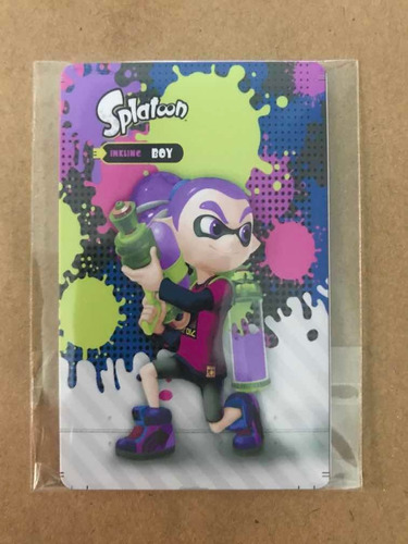 Amiibo Inkling Boy Alt Color - Splatoon - Pronta Entrega