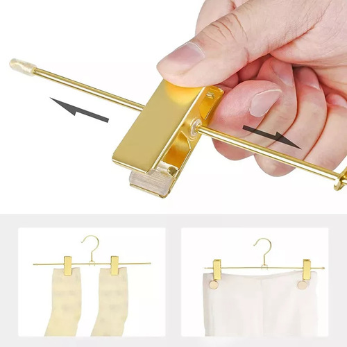 Nuevo Perchas De Metal For Pantalones, 10 Piezas, Perchas