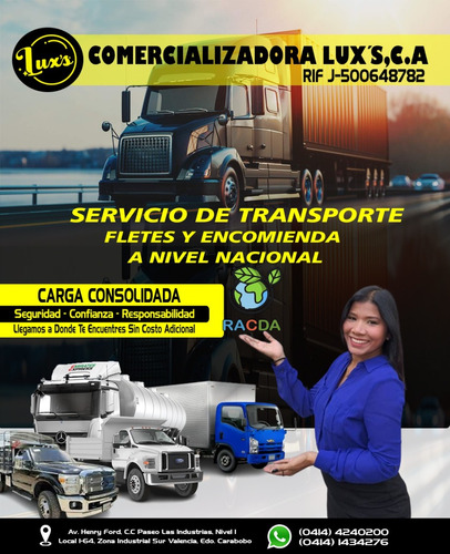 Transporte, Fletes, Viajes, Encomiendas Y Transporte