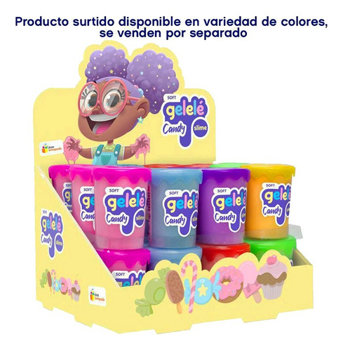 Gelele Slime Pote Candy Soft Slimy 3800