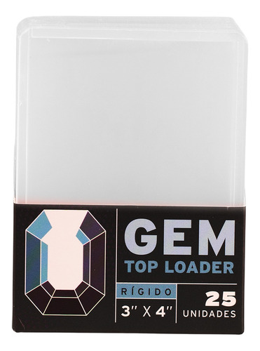 Gem Toploader Padrão 25 Unidades 3x4 Magic Pokemon Yugioh
