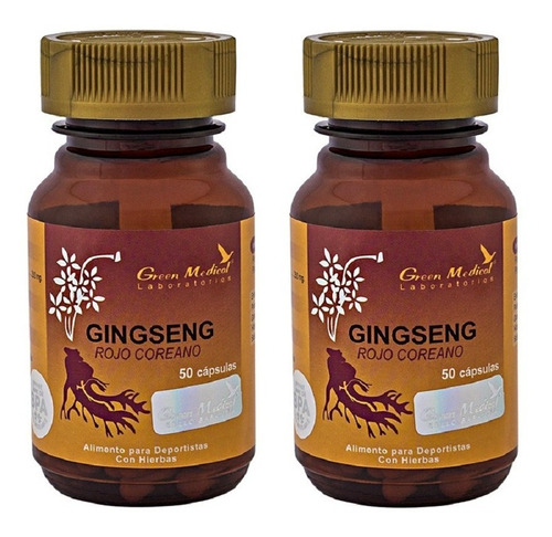 Ginseng Rojo Coreano 100cap. Potencia Física- Mental- Sexual