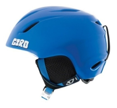 Casco Giro Nieve Launch Blue Pinguin Niños