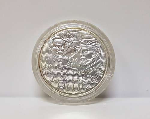 Moneda Plata 30 Aniversario Revolución Cubana Fidel Castro