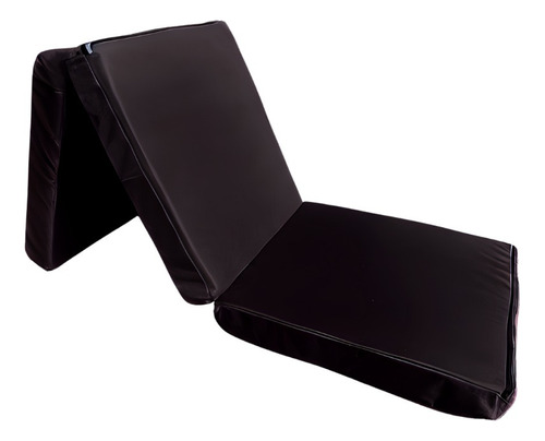 Colchoneta Plegable Gimnasia Pilates 180x60x10cm Color Negro