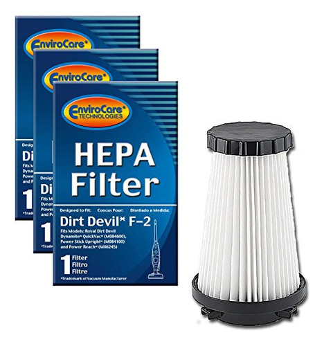 Filtros Hepa De Repuesto Envirocare Para Dirt Devil