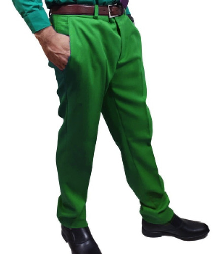 Pantalon Hombre Color Verde Calidad Premium